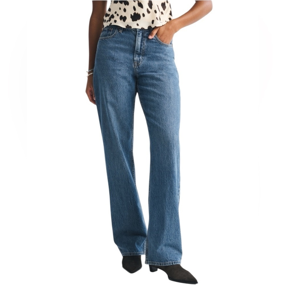 Abercrombie - Curve Love The Loose High Rise Jeans Sz 2 S
